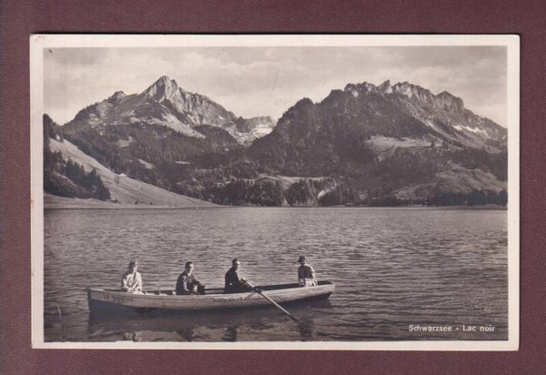 LAC NOIR / SCHWARZSEE - Barque La Singine