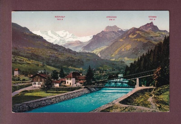 NIESEN-BAHN - Station Mülenen - Kanderbrücke