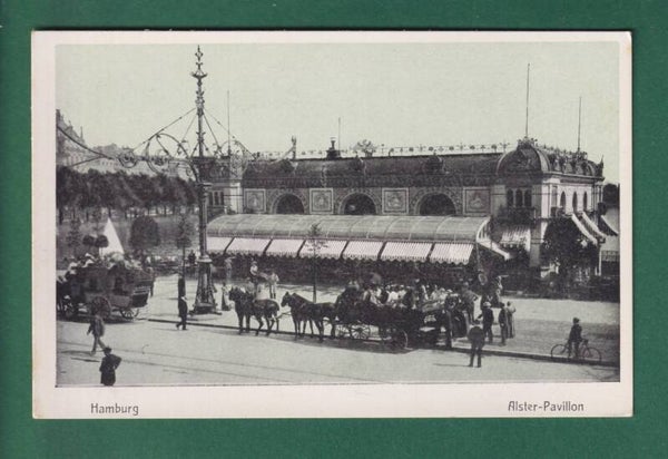 HAMBURG - Alster-Pavillon - Kutsche