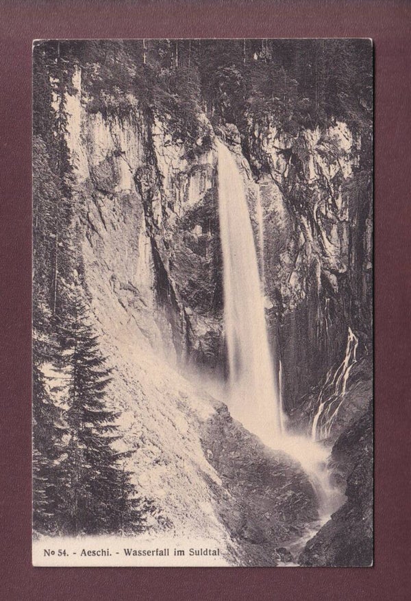 AESCHI - Wasserfall im Suldtal