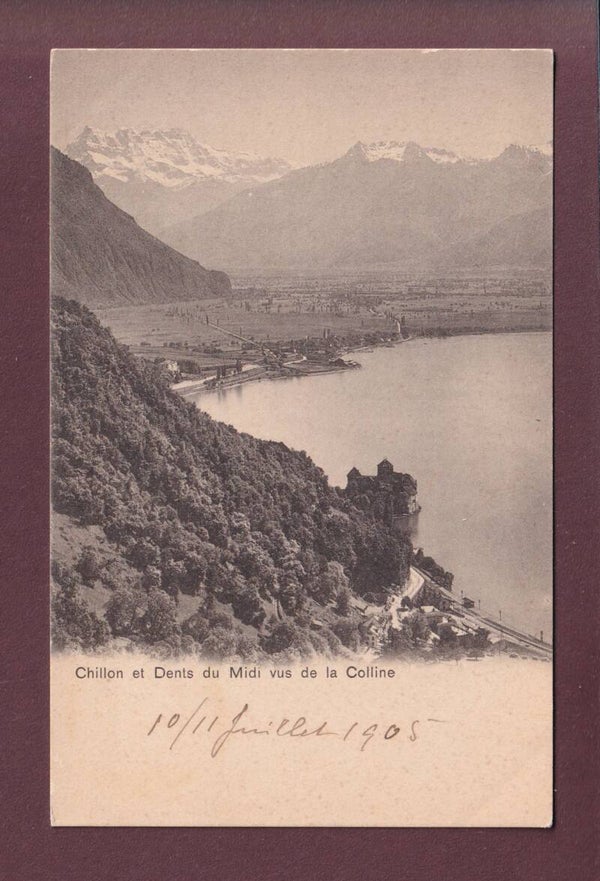CHILLON - Villeneuve - Dents du Midi - 1905