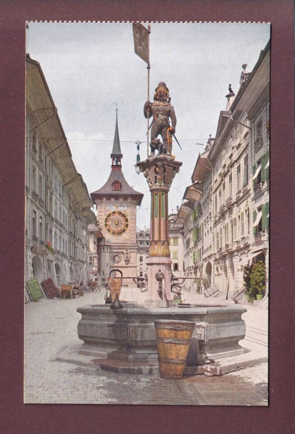 BERN - Zähringerbrunnen - Zeitglockenturm
