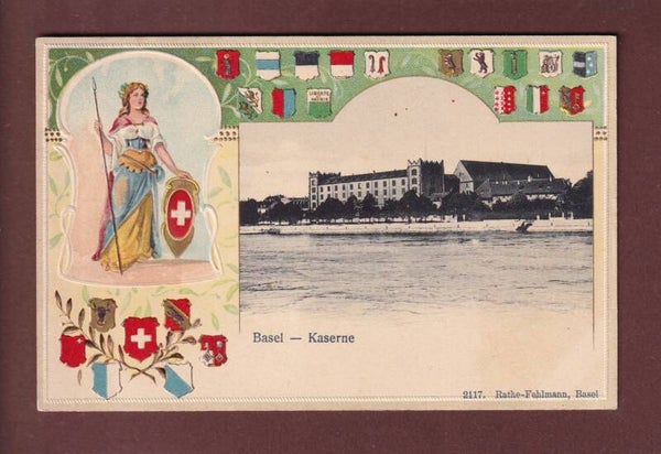 BASEL - Kaserne - 1907 Präge
