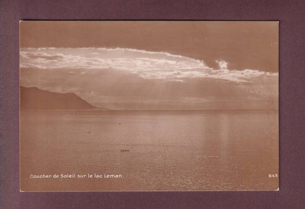 LAC LEMAN - Coucher de soleil