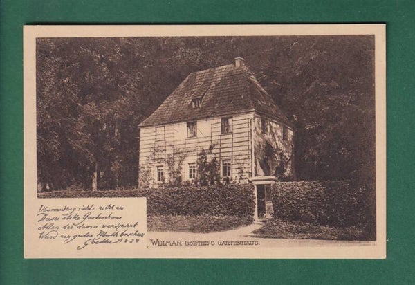 WEIMAR - Goethe's Gartenhaus