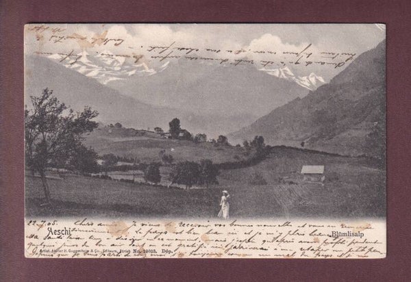 AESCHI - Blümlisalp - Frau - 1905
