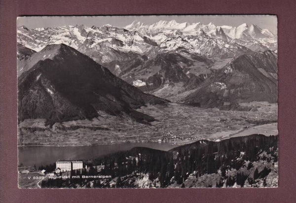 RIGI-FIRST - Berneralpen - 1952 Zensur