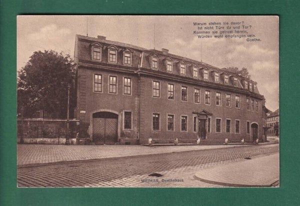 WEIMAR - Goethehaus