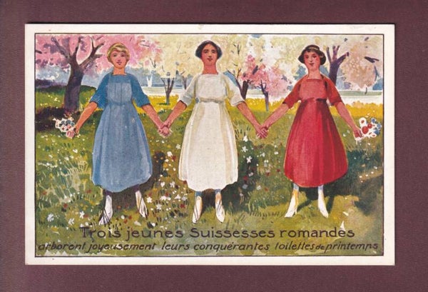 3 JEUNES ROMANDES - Toilettes de printemps