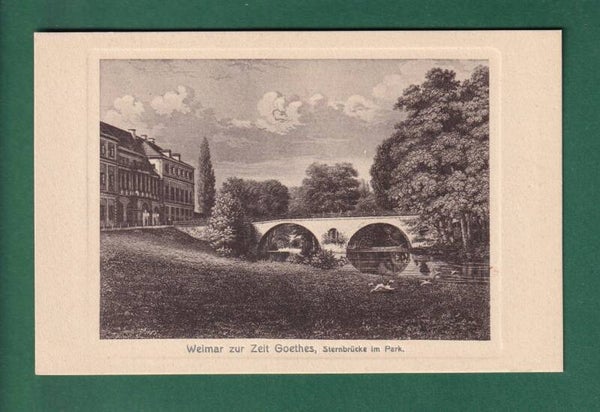 WEIMAR - Sternbrücke im Park