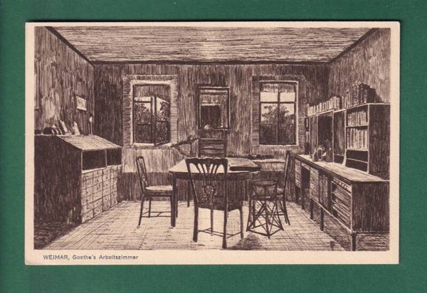 WEIMAR - Goethe'e Arbeitzimmer