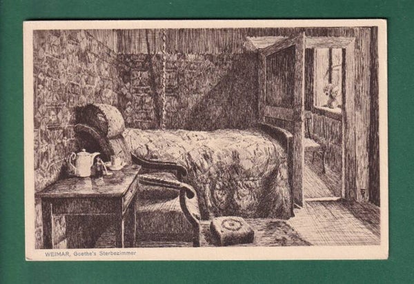 WEIMAR - Goethe'e Sterbezimmer