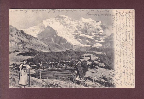 JUNGFRAU - Frau mit Tracht - 1903