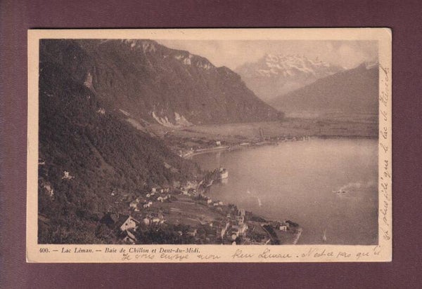 Baie de CHILLON - Dents du Midi - 1908