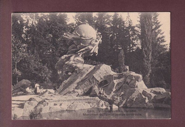 BERN - Weltpostverein-Denkmal - 1911