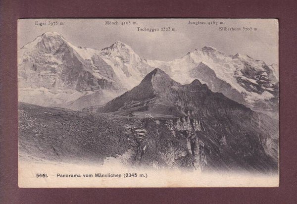 Panorama vom MÄNNLICHEN - 1909