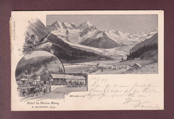 ROSEG - Hôtel du Glacier - 1899