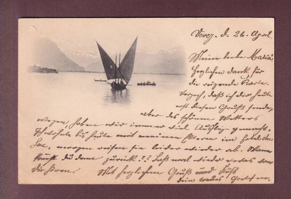 BARQUE DU LEMAN - 1897