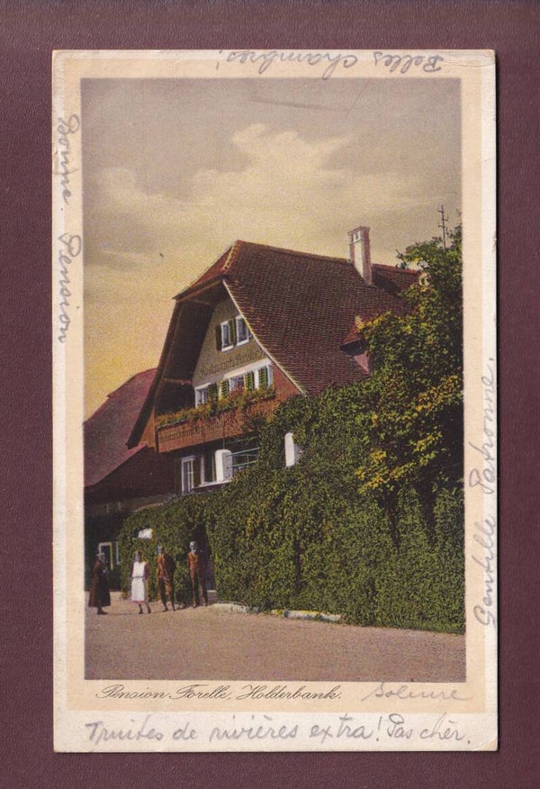 HOLDERBANK - Pension Forelle - 1927