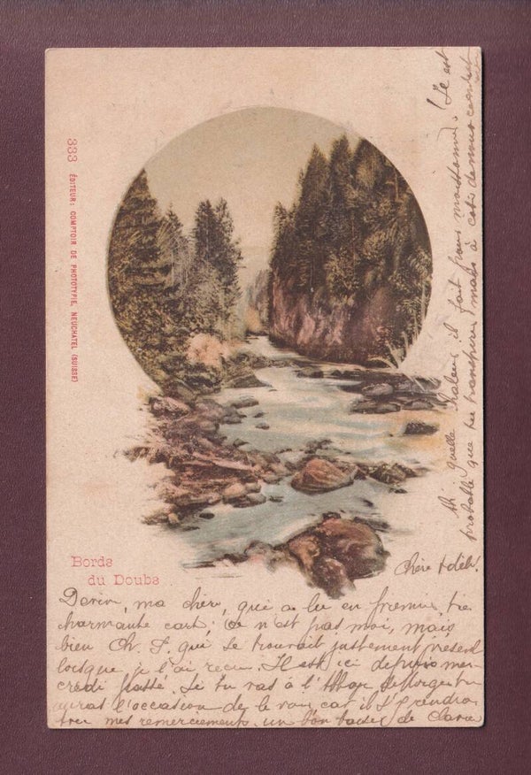 Bords du DOUBS - 1900 CPN