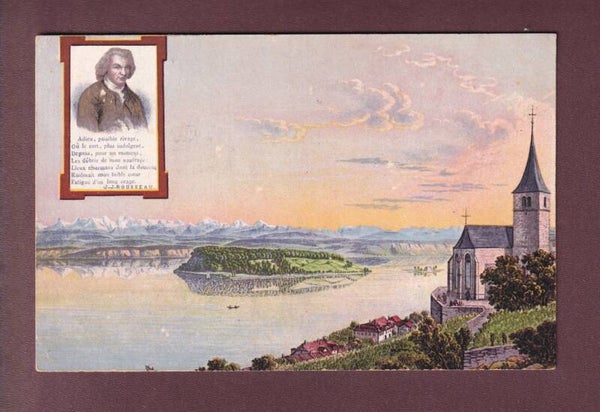 GLERESSE - Eglise et Lac de Bienne - 1909