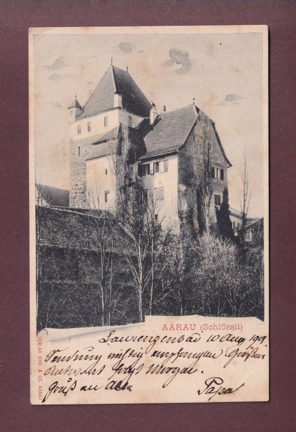 AARAU - Schlössli - 1901