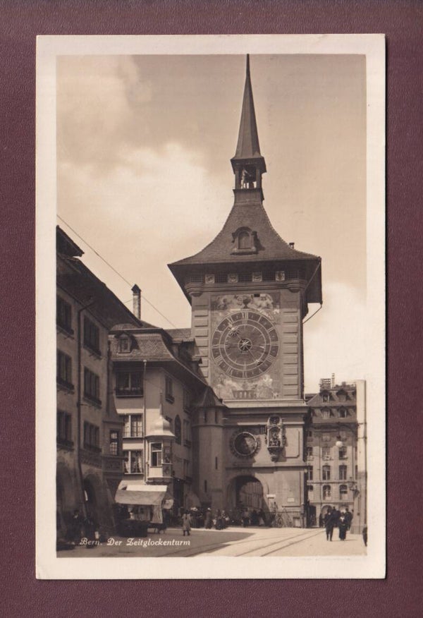 BERN - Zeitglockenturm - 1928 Austellung Frauenarbeit