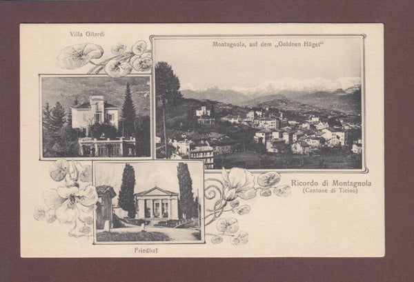 Ricordo di MONTAGNOLA - Friedhof - Villa Gilardi