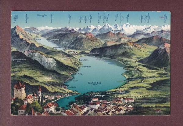 THUN und Umgebung - Vogelschau