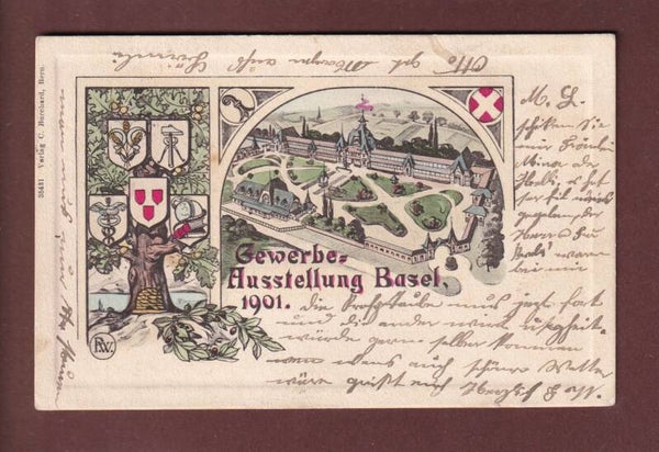 BASEL - Gewerbe Ausstellung 1901