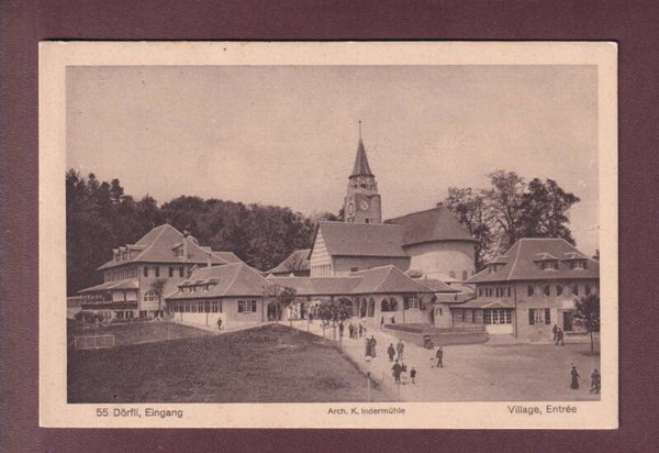 BERN - Landesaustellung 1914 - Dörfli - Eingang