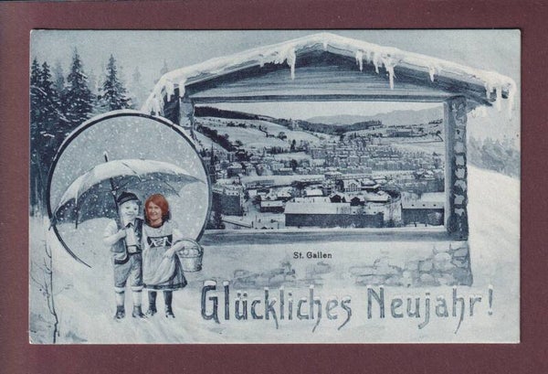 ST. GALLEN - Neujahr - Schnee
