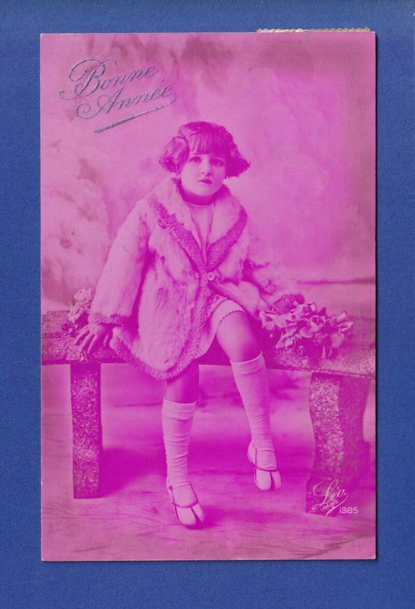NOUVEL AN - Enfant - Fleurs - 1934