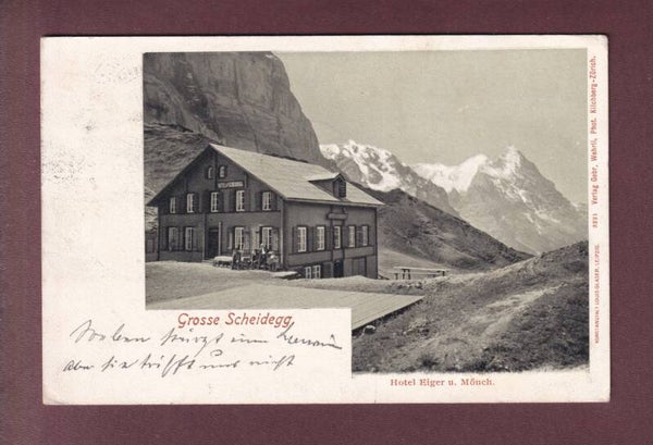 GROSSE SCHEIDEGG - 1903