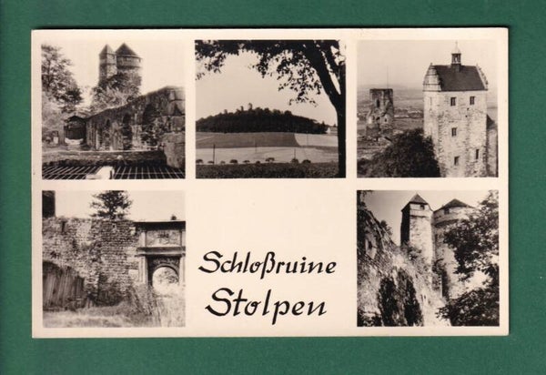 Schlossruine STOLPEN - 5 Bilder