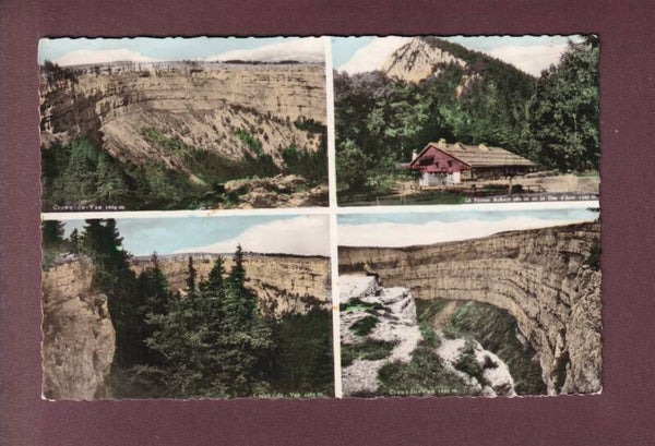 CREUX-DU-VAN - 4 images - 1963