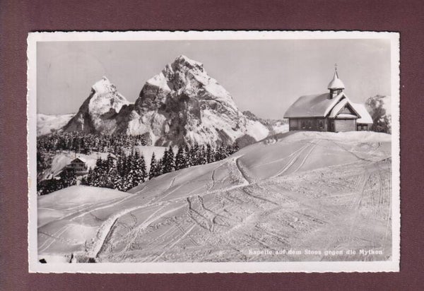 Kapelle auf dem STOOS - Mythen - 1946
