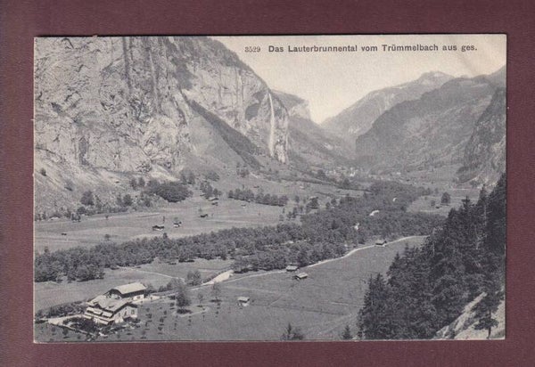 LAUTERBRUNNENTAL vom Trümmelbach aus - 1907