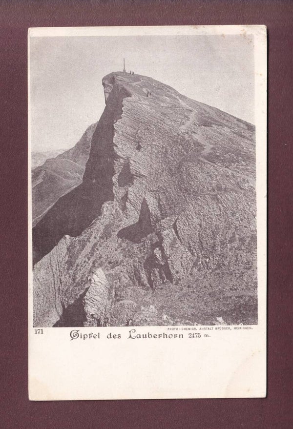 LAUBERHORN - Gipfel - 1902