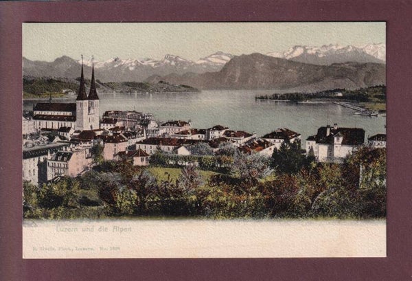 LUZERN - Hofkirche - Alpen
