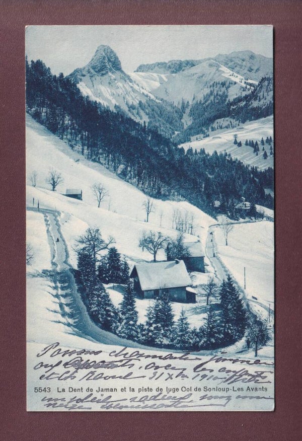 LES AVANTS - Piste de luge - Dent de Jaman