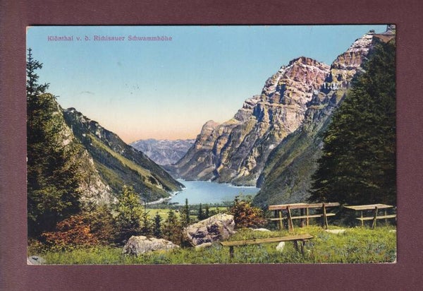 KLÖNTHAL v. d. Richisauer Schwammhöhe - 1914