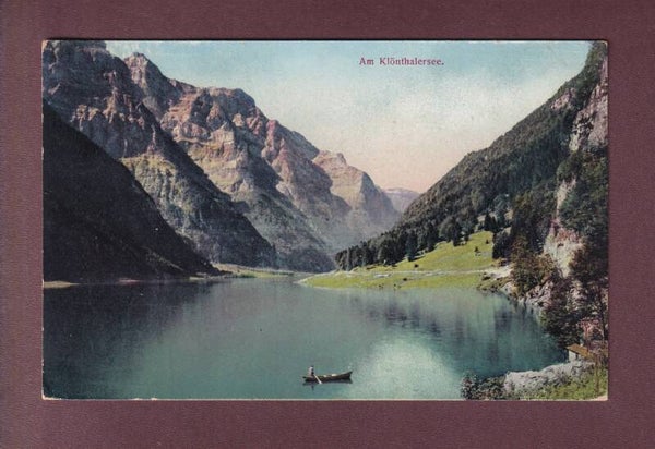 Am KLÖNTHALERSEE - 1910