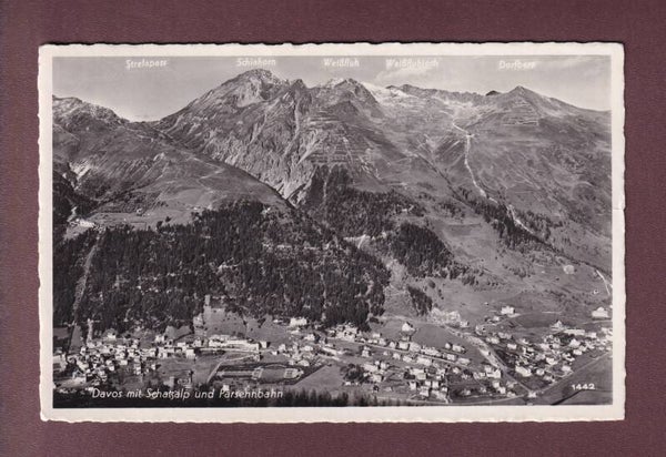 DAVOS - Schatzalp - Parsennbahn - 1950