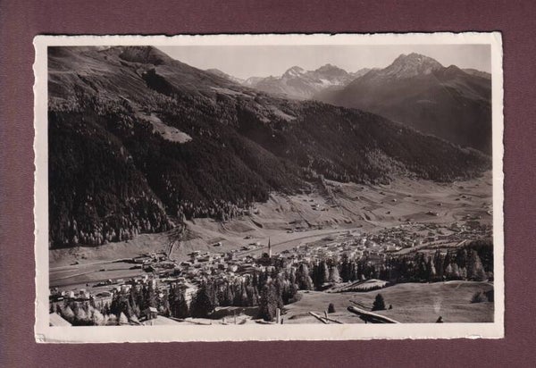 DAVOS von der Schatzalp gesehen - 1945