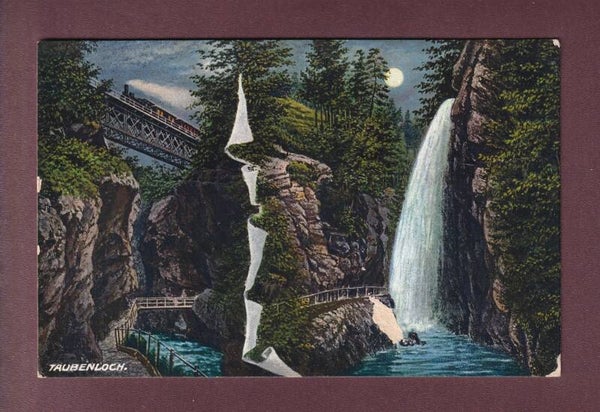 TAUBENLOCH - Mondschein - 1928 // Falte //