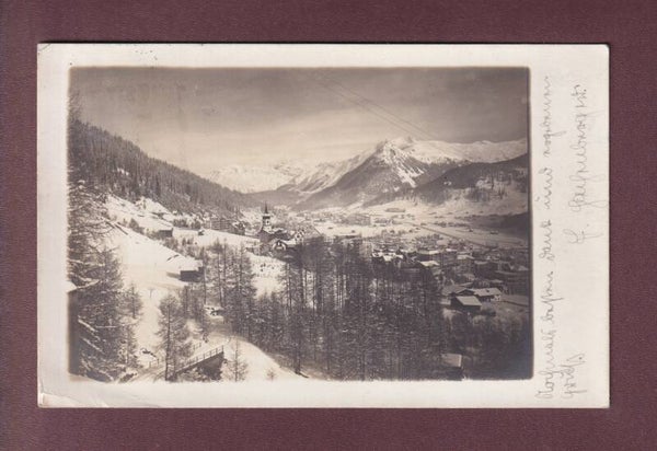 Photo - DAVOS - 1915 // fleckig //