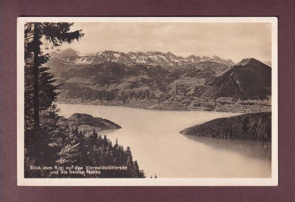 Blick vom RIGI auf VIERWALDSTÄTTERSEE - 1928