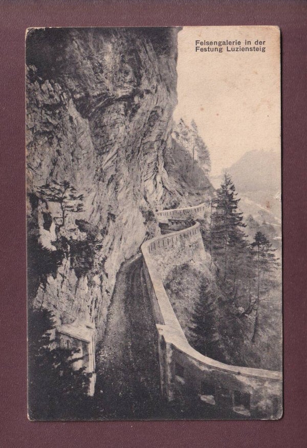 Felsengalerie in der FESTUNG LUZIENSTEIG - 1912