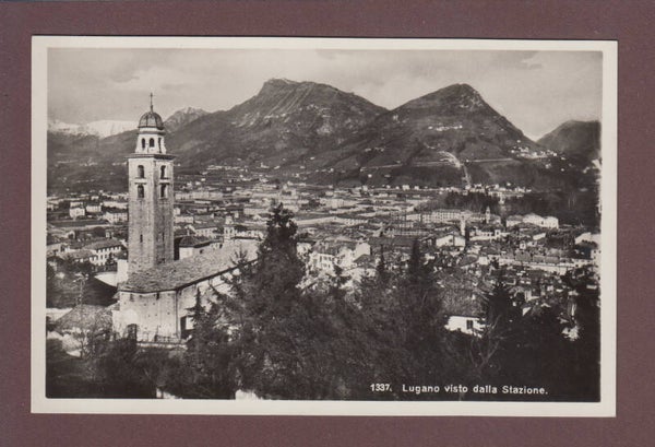 LUGANO visto dalla stazione